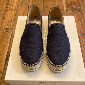 Jimmy Choo Denim Espadrilles